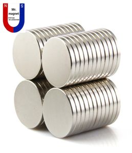 Wholer 50pcs Super Strong 20x2 Magnet 202 N35 Permanente zeldzame aardmagneet 20 mm x 2 mm Industrie Neodymium magneet D20x2mm9512471