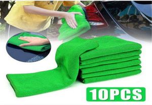 Whars 10pcs Auto Car Microfibre Nettoyage Auto Car Détails Douchons Soft Wash Towel Duster6372820