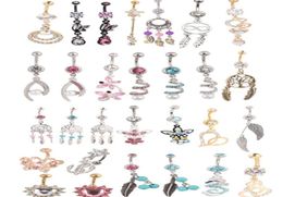 En gros 20 pièces mélange style nombril anneau piercing corps balancent nombril anneau plage bijoux 5606999