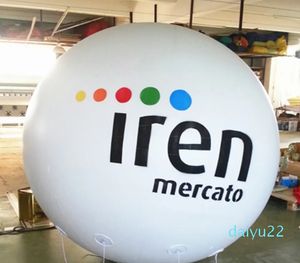 Venta al por mayor flotando en el globo inflable del helio de la esfera del PVC del cielo para el anuncio al aire libre