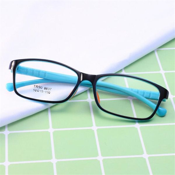 Gros-1.56 lentille asphérique lunettes de prescription pour enfants pour la sécurité des enfants TR90 filles Boia lunettes noir cadre rouge 0 ~ -4.0