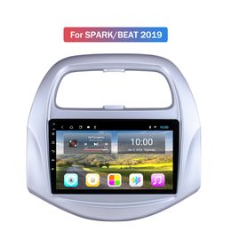 Android voiture lecteur DVD miroir lien Apple téléphone portable Radio vidéo pour Chevrolet SPARK/BEAT-2019 vente en gros 10 pouces écran tactile