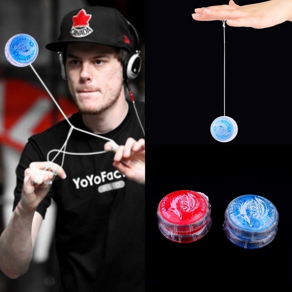 Groothandel 15 stuks Magic Yoyo Ball Toys For Kids Kleurrijke Plastic Makkelijk mee te nemen Yo-yo Party Boy Classic Funny Gift