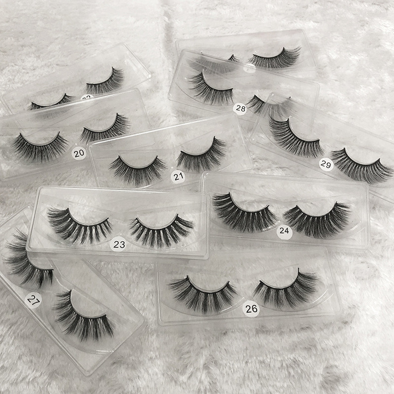 Wholesale 10 styles Eyelashes 3d Mink Lashes Natural Mink fake Eyelashes Makeup False lashes 70 pairs free DHL
