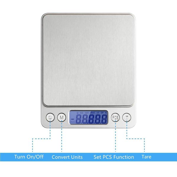 wholesale 1000g / 0.1g LCD Portable Mini Balances Numériques Électroniques Pocket Case Cuisine Postale Bijoux Balance de Poids Balance Numérique de la plus haute qualité