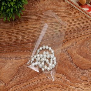 En gros de 100pcs / 8x10-8x32cm sac auto-adhésif transparent