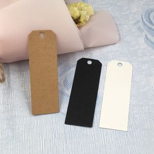 En gros de 100pcs kraft en papier carton hangs étiquettes favorables punch étiquettes géométriques de forme de prix cartes-cadeaux pour le mariage à domicile du bricolage à domicile