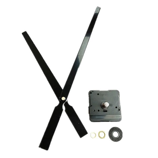 Mayore10pcs eje de 22 mm alto torque de metal negro kit de reparación de reloj mecánico grande para reloj de pared de bricolaje