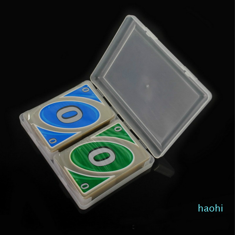 Wholesale-108PCS Quality Plastic PVC Poker Waterproof Playing Cards Creative Gift Durable Poker Poker board game cards