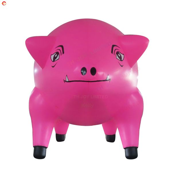 En gros de 10 m de long (33 pieds) avec un ventilateur sans ventilateur Activités extérieures publicitaires Généraire gonflable Pig Pig Hélium Ballon à vendre