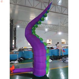 En gros de 10mh (33 pieds) avec un ventilateur gratuit Activités extérieures publicitaires Ballon à vente de poulpe gonflable du modèle de poulpe gonflable