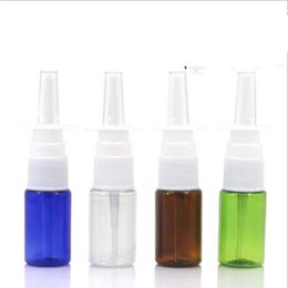 wholesale Flacon de pompes de pulvérisation nasale en plastique vide de 10 ml, atomiseurs nasaux 10cc, applicateurs de pulvérisation orale 1 / 3 oz Riixp