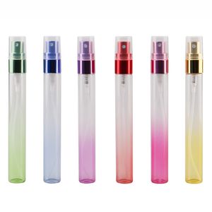 Veton de pulvérisation de voyage portable de 10 ml - atomiseur de parfum en verre rechargeable, récipient cosmétique en clair