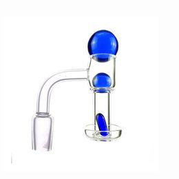 Terp Slurper afgeschafte rand Quartz Banger Nails Roken Hookah Accessoires Naadloze Welden Bangers met Glas Marmeren Ruby Pick Pil 10/14 / 18mm Male Vrouw