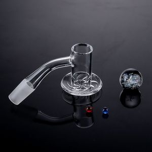 10mm 14mm Mâle Joint Fumer Accessoires Avec Spinner Cap Verre Marbre Ruby Perles Bord Biseauté Quartz Bangers Blender Spin Nails Tabac Outils pour Bongs En Gros