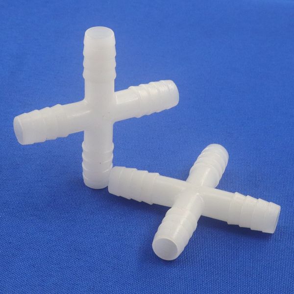 Connecteurs de croix barbelés en plastique en gros 10 mm 10 mm