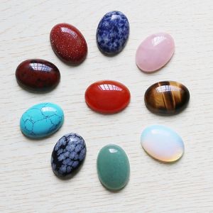 En gros 10 pcs/lot haute qualité pierre naturelle ovale CAB CABOCHON perles en forme de larme bijoux à bricoler soi-même faisant pour cadeau de vacances livraison gratuite 18*25mm