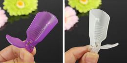 Groothandel-10 stks Nieuwe Tweede Generatie Plastic Acryl Nail Art Soak Off Cap Clip UV Gel Polish Remover Wrap Tool