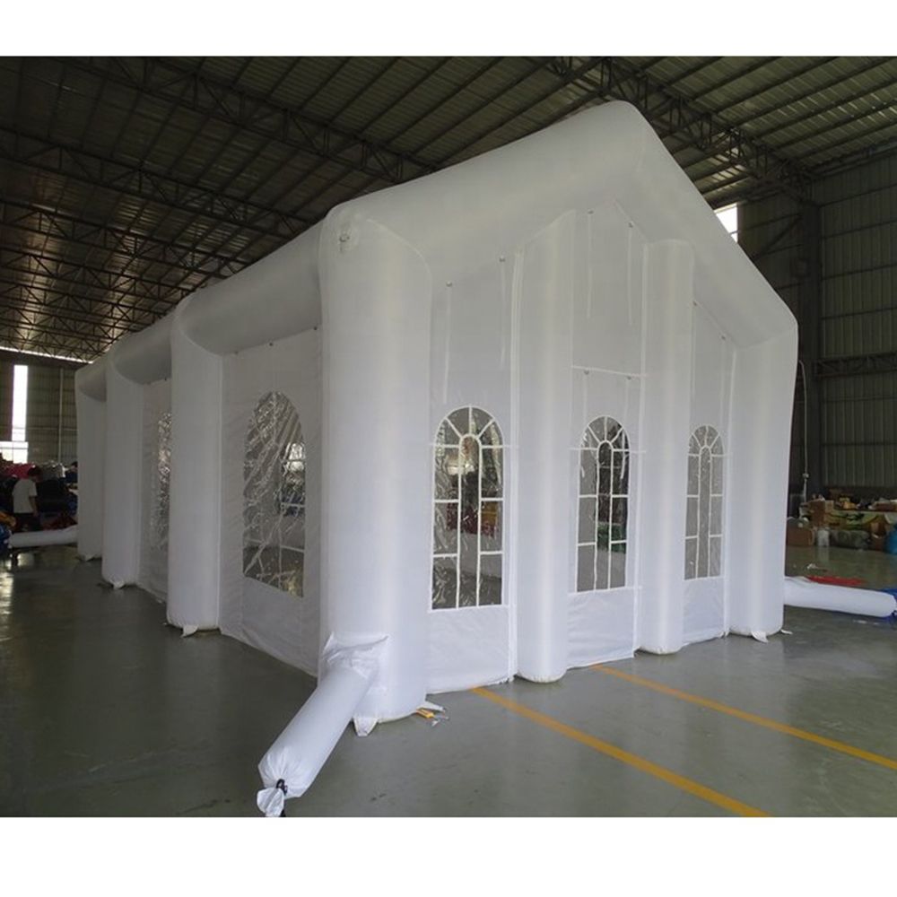 wholesale 10x10x5mH (33x33x16.4ft) Outdoor Inflatable Wedding House Inflatables White Event party Tent For Sale Portable Inflated Church