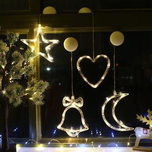 11 stijlen Kerstversieringen LED-verlichting Xmas Ornament Santa Claus Tree Snowman Feestelijke decoratieve licht