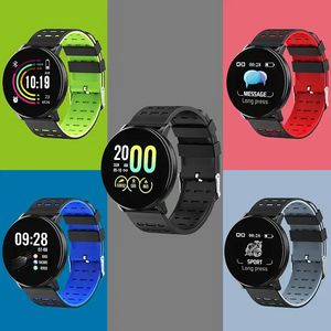 Groothandel 119 plus slimme armband band bloeddruk waterdichte fitness tracker horloge dames heren hartslagmeter smartwatch