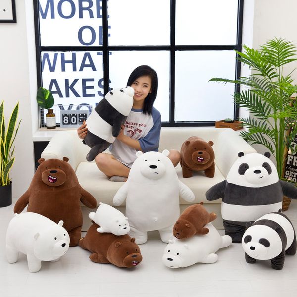 En gros 12 types de mignons panda polaire brun ours en peluche jouets pour enfants come de jeu activités de compagnie décoration de salle des cadeaux décoration