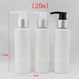 Groothandel 120ml x 40 Wit Lege Lotion Pump Cosmetische Fles, Gekleurde Shampoo Plastic Container Flessen Dispenser Vloeibare Zeep