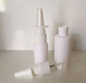 Bouteille de pulvérisation nasale vide en plastique blanc de 10ml, 1300 pièces, atomiseurs nasaux de 10ml, vente en gros