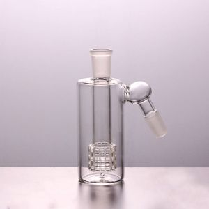 wholesale 14mm 18mm verre Ash Catcher 4,5 pouces Mini Bong en verre Ash Catchers épais Pyrex Clear Bubbler 45 90 degrés peut logo personnalisable