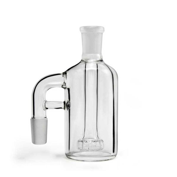 Al por mayor de 14 mm Mini Hookah Glass Pipe Agua Cattadores de agua gruesos Pyrex Clear Bubbler Shisha Pipe