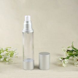 Groothandel 15 30 50 ml Airless Pump Bottle Refilleerbare cosmetische container Make -up Foundations en Serums Lichtgewicht Lek Proof Proof Proof LL