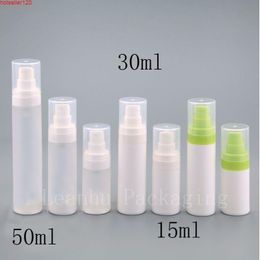 Groothandel, 15 ml, 30 ml, 50 ml lotionfles volledige vacuüm pp punten bottelen cosmetische flessen plastic feel goodhigh quatiy quhbi hkppv