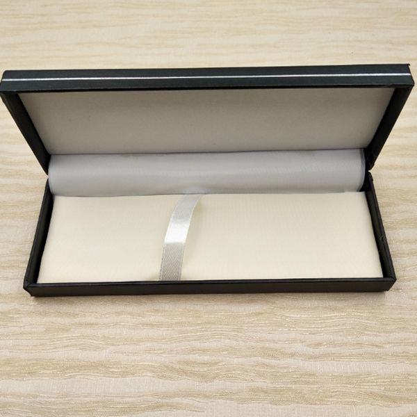 Venta al por mayor 175*62*25mm papel vacío caja de plástico para bolígrafos estuche negro bolígrafos soporte regalo estuches para lápices