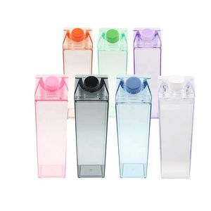 ¡Venta al por mayor! Botellas de agua de leche transparente de 17 oz Vasos PPPS de 500 ml Vasos de vino de plástico de 7 colores Hervidor sin BPA A12