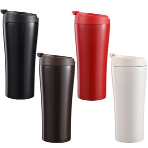 Venta al por mayor 17oz Taza de café Botella doble pared aislada cerveza taza taza oficina metal oficina viajando resistente a prueba de agua vaso