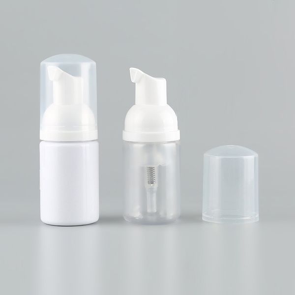 En gros 1 oz 30 ml moussant visage bouteille de lavage savon liquide pour les mains distributeur de mousse bouteille pompe en plastique en gros ZZ