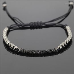 Bedelarmbanden groothandel-1pc mode anil arjandas micro pave cz heren beroemde trendy vlechtwerk kralen macrame sieraden1