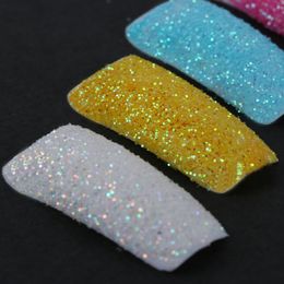 Venta al por mayor-1PC Nueva moda DIY Shinning Nail Art Mirror Powder Glitters Chrome Pigment Manicure Decoración Herramienta 5 colores