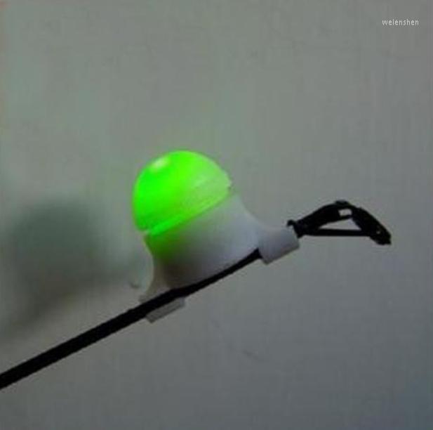 Wholesale- 1pc Protable LED Night Fishing Rod Tip Clip Bite Alert Alarm Light Outdoor Tool