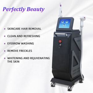 Groothandel 2 IN 1 Picosecond Laser +810/808nm Diode Laser Ontharing Q Switched ND Yag Laser Tattoo verwijdering Apparatuur Huidverjonging