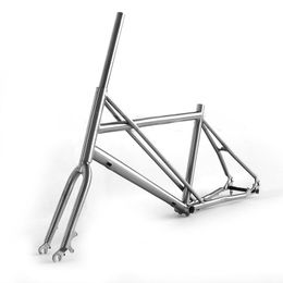 Freno de disco de 20 '' al por mayor 406/451 Ruedas Titanio Mini Velo Bike Frame Piezas de bicicleta de carretera