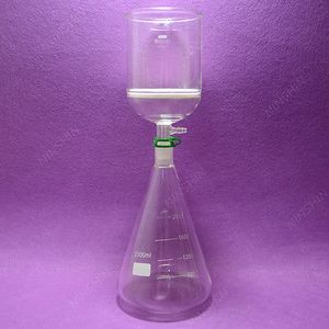 Groothandel- 2000ml Filtratiekit [2000ml Erlenmeyer Flask+1000 ml Filtertrechter (3#)]