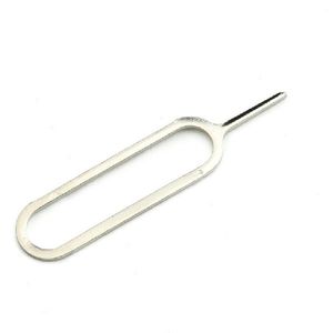 Groothandel 3000pcs / lot Nieuwe SIM-kaart PIN voor iPhone 7 6 5 4 Mobiele Telefoon Tool Lade Houder Eject Pin Metal