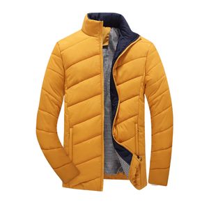 Vente en gros - 2015 automne et hiver veste hommes ouaté manteau hommes épaissir mode extérieur porter des vêtements décontractés vêtements pour hommes M-5XL grande taille