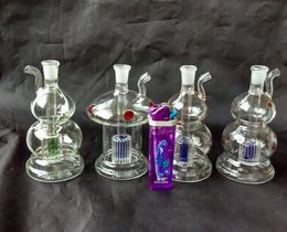 Livraison gratuite en gros Différents styles, différentes formes Narguilé verre / verre bong, style livraison aléatoire