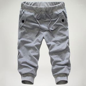 Shorts pour hommes Vente en gros - 2021 Hommes Lâche Pantalon de longueur de mollet Casual Jogger Low Crotch Harem Pantalon de survêtement1