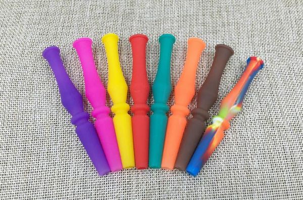 Livraison gratuite en gros ----- 2016 nouvelle buse en silicone de qualité alimentaire multicolore, accessoires de narguilé / bong, livraison aléatoire de couleur