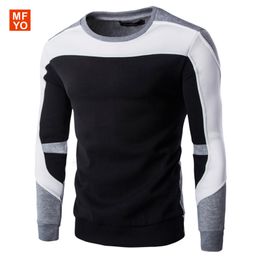 Groothandel- 2016 Winter Katoenen Sweatershirt Mannen Merk Jacquard Jumpers O Neck Pullovers Mens Sweatershirt Blusao Masculino Men Jas