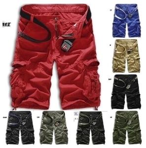 Groothandel - 2017 vracht shorts mannen hot koop casual camouflage zomer merk kleding katoen mannelijke mode leger werk shorts mannen plus size 29-40