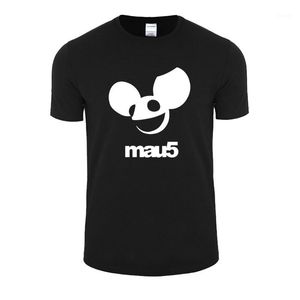 T-shirts T-shirts Wholesale- 2021 Afdrukken DeadMau5 met grote maat T-shirt Heren Casual Relaxed1